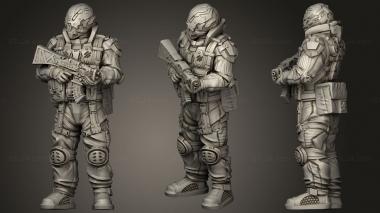 Military figurines Simson 3d model
